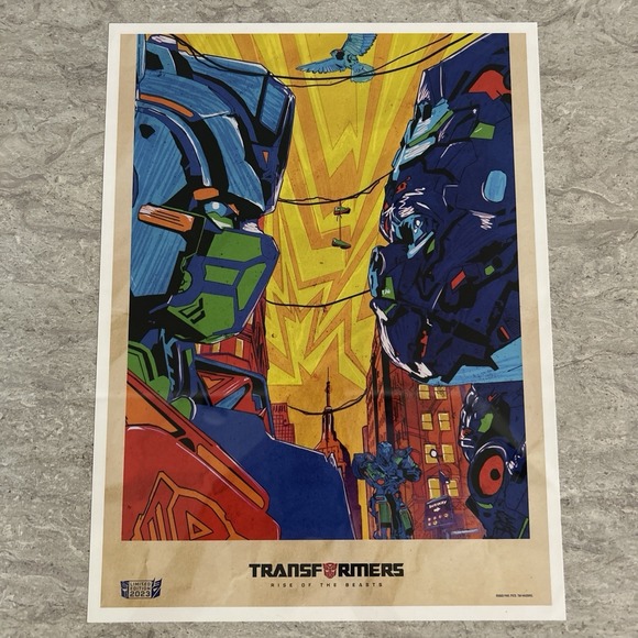 Other - Transformers Rise of The Beasts Original Movie Poster  9" X 12" Limited Edition